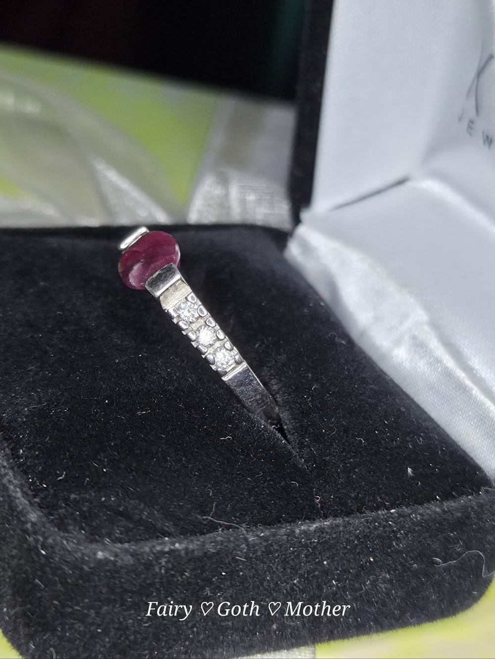 Kay Jewelers Vintage-Inspired Natural Ruby & Diamond Ring - Picture 5 of 13